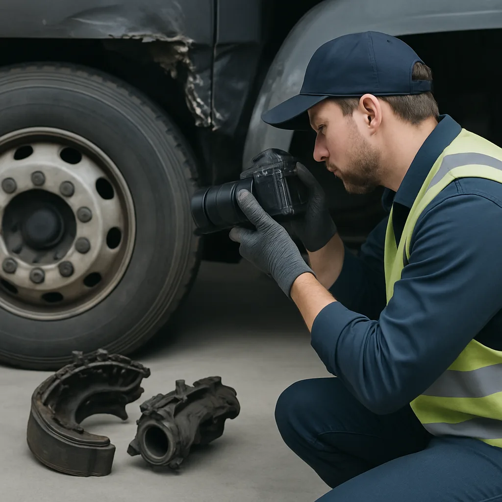 Preserving brake and vehicle evidence after a Dallas semi truck accident